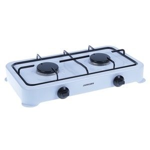 Плитка газовая JARKOFF JK-7302W, 2 конфорки, белая