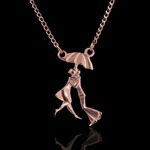 Кулон «Влюблённые под зонтом»