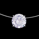 Кулон «Ассуфе», цвет белый в серебре