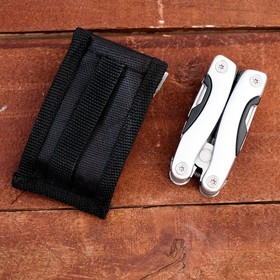 Мультитул пассатижи 9в1 хром с вырезами черными 2,5х4х9см