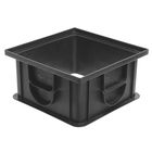Надстройка для дождеприёмника чёрная 0,293*0,297*0,150м. Надстройка для дождеприёмника чёрная 0,293*0,297*0,150м.