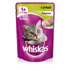 Влажный корм Whiskas для кошек, утка, паштет, пауч, 85 г Влажный корм Whiskas для кошек, утка, паштет, пауч, 85 г