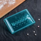 Моделирующий оттиск для мастики 12х7,5 см "Точки полоской" Моделирующий оттиск для мастики 12х7,5 см "Точки полоской"