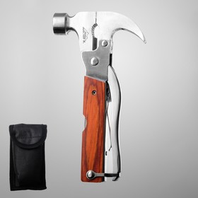 Инструмент многофункциональный 8в1, в чехле, рукоять дерево