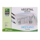 Калька для художественных работ А3+ Fabriano Vegetal 50 листов 90 г/м2 блок склееный Калька для художественных работ А3+ Fabriano Vegetal 50 листов 90 г/м2 блок склееный