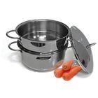 Пароварка Barazzoni Amelia pentola (VaporSetInox), d24, 5L, h26cm, нержавеющая сталь 18/10 Пароварка Barazzoni Amelia pentola (VaporSetInox), d24, 5L, h26cm, нержавеющая сталь 18/10