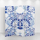 Ширма "Гжель. Узоры" 150 × 160см Ширма "Гжель. Узоры" 150 × 160см