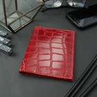 Обложка д/автодокументов+паспорт ВП124к, 10*1*13, красный скат 74 Обложка д/автодокументов+паспорт ВП124к, 10*1*13, красный скат 74