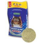 Наполнитель комкующийся Сибирская кошка "Супер" для кошек, 5л Наполнитель комкующийся Сибирская кошка "Супер" для кошек, 5л