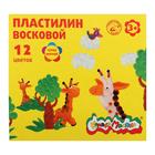Пластилин мягкий (восковой) 12 цветов 180г Каляка-Маляка со стеком ПВКМ12 Пластилин мягкий (восковой) 12 цветов 180г Каляка-Маляка со стеком ПВКМ12