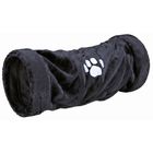 Тоннель Trixie для кошки, плюш, 60 см / ø 22 см, антрацит. Тоннель Trixie для кошки, плюш, 60 см / ø 22 см, антрацит.