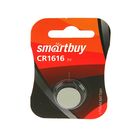 Батарейка Литиевая Smartbuy, CR1616-1BL, блистер, 1 шт. Батарейка Литиевая Smartbuy, CR1616-1BL, блистер, 1 шт.