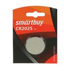 Батарейка Литиевая Smartbuy, CR2025-1BL, блистер, 1 шт. Батарейка Литиевая Smartbuy, CR2025-1BL, блистер, 1 шт.