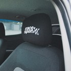 Чехлы на подголовник Race Sport, черные, набор 2 шт. Чехлы на подголовник Race Sport, черные, набор 2 шт.