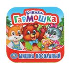 Книжка-гармошка "Мишка косолапый. Потешки" (12 картонных страниц 135х130мм) Книжка-гармошка "Мишка косолапый. Потешки" (12 картонных страниц 135х130мм)