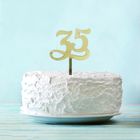 Топпер в торт "35" Топпер в торт "35"