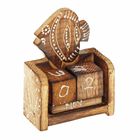 Деревянный календарь с кубиками "Рыбка" 8,5х6х3,5 см Деревянный календарь с кубиками "Рыбка" 8,5х6х3,5 см
