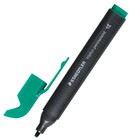 Маркер перманентный скошенный 3.0-5.0 мм Staedtler Triplus, трехгранный, зелёный Маркер перманентный скошенный 3.0-5.0 мм Staedtler Triplus, трехгранный, зелёный