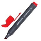 Маркер перманентный скошенный 3.0-5.0 мм Staedtler Triplus, трехгранный, красный Маркер перманентный скошенный 3.0-5.0 мм Staedtler Triplus, трехгранный, красный