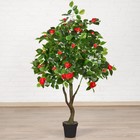 Куст искусственный "Роза кустовая" с горшком 120 см, микс Куст искусственный "Роза кустовая" с горшком 120 см, микс