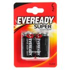 Батарейка Солевая Eveready Super Heavy Duty, C, R14-2BL, блистер, 2шт. Батарейка Солевая Eveready Super Heavy Duty, C, R14-2BL, блистер, 2шт.