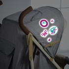 Наклейки светоотражающие на коляску «Малышка» (набор) Наклейки светоотражающие на коляску «Малышка» (набор)