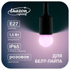 Лампа светодиодная декоративная Шарик d=40 мм, 6 led SMD, РОЗОВЫЙ, фасовка по 100 штук Лампа светодиодная декоративная Шарик d=40 мм, 6 led SMD, РОЗОВЫЙ, фасовка по 100 штук