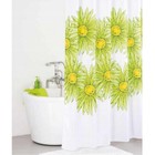 Штора для ванной комнаты 200х200 см green blossom Штора для ванной комнаты 200х200 см green blossom
