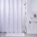 Штора для ванной комнаты 200х180 см, Silver Gauze Штора для ванной комнаты 200х180 см, Silver Gauze