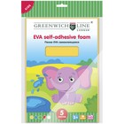 Цветной мягкий пластик Пенка EVA Greenwich Line, А4 5л., 5цв., самоклеящаяся, в пакете с европодв. Цветной мягкий пластик Пенка EVA Greenwich Line, А4 5л., 5цв., самоклеящаяся, в пакете с европодв.