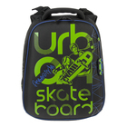 Рюкзак каркасный Hummingbird 39*28*20 для мальчика Skateboard, чёрный/зелёный 92Т Рюкзак каркасный Hummingbird 39*28*20 для мальчика Skateboard, чёрный/зелёный 92Т