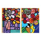 Бизнес-блокнот А6, 80 листов ROMERO BRITTO, твёрдая обложка, глянцевая ламинация, микс Бизнес-блокнот А6, 80 листов ROMERO BRITTO, твёрдая обложка, глянцевая ламинация, микс