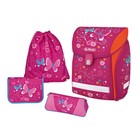 Ранец на замке Herlitz MIDI NEW PLUS 38*32*26 дев Butterfly пенал 16предм+космет+мешок Ранец на замке Herlitz MIDI NEW PLUS 38*32*26 дев Butterfly пенал 16предм+космет+мешок