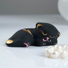 Сувенир "Котик спящий" черный Сувенир "Котик спящий" черный