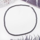 Бусы шар №4 "Гематит", 40см Бусы шар №4 "Гематит", 40см