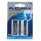 Батарейка Солевая Samsung Pleomax Super Heavy Duty, С, R14-2BL, блистер, 2 шт. Батарейка Солевая Samsung Pleomax Super Heavy Duty, С, R14-2BL, блистер, 2 шт.
