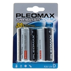 Батарейка Солевая Samsung Pleomax Super Heavy Duty, D, R20, блистер, 2 шт. Батарейка Солевая Samsung Pleomax Super Heavy Duty, D, R20, блистер, 2 шт.