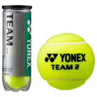 Мяч теннисный Yonex Team 3B, набор 3 штуки, одобрено ITF и FFT, натуральная резина, сукно Мяч теннисный Yonex Team 3B, набор 3 штуки, одобрено ITF и FFT, натуральная резина, сукно