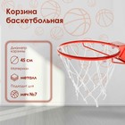 Корзина баскетбольная №7, d 450 мм, стандартная, без сетки Корзина баскетбольная №7, d 450 мм, стандартная, без сетки