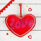 Мягкая игрушка- присоска "Сердце" Мягкая игрушка- присоска "Сердце"