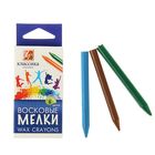 Мелки восковые 6 цветов "Классика", круглые Мелки восковые 6 цветов "Классика", круглые