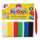 Пластилин мягкий восковой 6 цветов 99 г "Кроха" Пластилин мягкий восковой 6 цветов 99 г "Кроха"