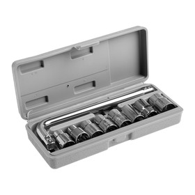 Набор торцевых головок TUNDRA basic, универсальный в кейсе 9 предметов