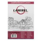 Обложки 100 шт. Lamirel Delta A4, картонные, с тиснением под кожу, цвет: синий, 230 г/м Обложки 100 шт. Lamirel Delta A4, картонные, с тиснением под кожу, цвет: синий, 230 г/м