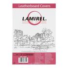 Обложки 100 шт. Lamirel Delta A4, картонные, с тиснением под кожу, цвет: черный, 230 г/м Обложки 100 шт. Lamirel Delta A4, картонные, с тиснением под кожу, цвет: черный, 230 г/м