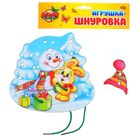 Шнуровка фигурная "Снеговичок" Шнуровка фигурная "Снеговичок"