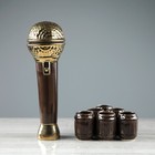 Штоф с рюмками "Микрофон", 7 предметов, 0,45 л, 0,05 л Штоф с рюмками "Микрофон", 7 предметов, 0,45 л, 0,05 л