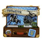 Магнит в форме чемодана "Тольятти" Магнит в форме чемодана "Тольятти"